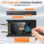 2022 New Updated NanoVNA-H4 4inch Vector Network Analyzer 10k-1.5GHz HF VHF UHF Antenna Analyzer Version 4.3 with SD Card Slot 2