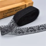 10 Yards High Quality Beautiful White Lace Ribbon Tape 40MM Lace Trim DIY Embroidered For Sewing Decoration african lace fabric 4