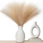 10/20Pc Pampas Grass Reed Artificial Plant Home Living Room Outdoor Garden Festival Wreath Wedding Bridal Bouquet DIY Decoration
