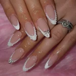 10 French Manicure Pieces Shipped Randomly, Full Coverage, Reusable, Suitable for Women and Girls To Do DIY Nail Art 4