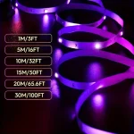 Color RGB 5050 LED Strip Bluetooth Tape Decor for Room LED 10m 15m 20m 30m PC TV backlight Neon LED Lighting Cветодиодная лента 3