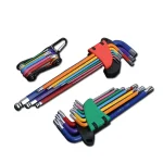 Allen Key Set L Wrench Kit For Allen Screw 9PCS Long Arm Hex Key Set 1.5mm To 10mm Hexagon Spanner Hand Tools For Bicycle Repair 4