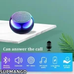 Compact M3 Wireless Bluetooth Speaker - Steel Gun Design Heavy Bass Subwoofer for Outdoor Trips & Home Parties 5