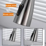 2025New Modern Stainless Steel 360° Rotating Telescopic Faucet Stainles Steel Is More Durable Kitchen Sink Bathroom Basin Faucet 5