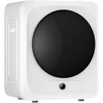 Portable Clothes Dryer 110V Electric Compact Laundry Dryer with Stainless Steel Tub for Apartments Dorms RVs White