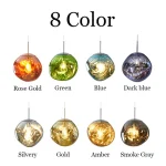 Nordic Ceiling Pendant Lamp Lava LED Pendant Light Modern Light Lighting Living Room Indoor Decor Home Fixtures Kitchen Hanging 6