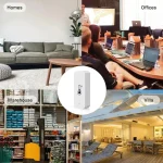 ZigBee 3.0 Smart Temperature And Humidity Sensor Tuya WiFi Indoor Hygrometer APP Monitor Real-time Updates APP Amart Home Alexa 2