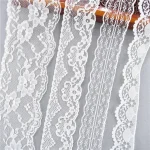 Best Selling 10yards 38kinds Color  White Lace Ribbon Woven Band French African Lace Wedding Fabric DIY Clothing/gift Wrapping 4