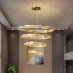 Dining Ceiling Hanging Lamp American Crystal Chandelier Light For Kitchen Island Modern Led  Pendant Lights Living Room 2