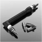 L type 1/4 hexagon screwdriver bit 90 ° double-end handle black 6.35mm wrench tool 3