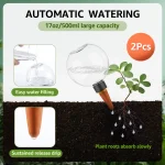 2/4Pcs 500ML Automatic Drip Irrigation System Self Watering Plant Watering Bulbs for Garden Flower Plants Watering Balls Devices 2
