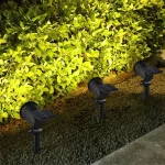 1/2/3/4Pcs Solar Powered 9LED Lamp Adjustable Solar Spotlight In-Ground IP65 Waterproof Landscape Wall Light Outdoor Lighting 3