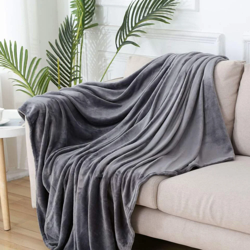 1pc Coral Fleece Blanket Simple Grey Blanket Soft Warm Throw Blanket Nap Blanket for Sofa Bed Camping Trip Office Pet Dog 1pc Coral Fleece Blanket Simple Grey Blanket Soft Warm Throw Blanket Nap Blanket for Sofa Bed Camping Trip Office Pet Dog