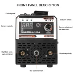 2in1 MIG MMA Welders Carbon Dioxide Gases-Shielded and Manual Welding Multipurpose IGBT Direct Current Inverter Welders 3