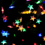 LED Solar Star String Lights Outdoor Waterproof Solar Powered Fairy Lights for Patio Garden Yard Porch Christmas Wedding Decor 3