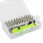 32 in 1 Multifunctional Screwdriver Set with 30 PCS Torx Phillips Magnetic Screw Driver Bits Mini Repair Tool for Phone Watch PC 6