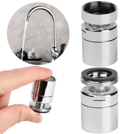 Tap Faucet Aerator Sprayer Sink Aerators 360-Degree Swivel Taps Nozzles Splash-Proof Bubblers Kitchen Saving Water Nozzles Home