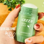 1PC Face Clean Mask Green Tea Cleansing Stick Mask Shrink pores Deep Blackhead Remover facial Cleansing Moisturizing Mask 5