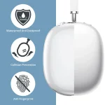 For AirPods Max Transparent Case Soft TPU Anti-Scratch Cover Sleeve Protective Cases For Apple AirPods Max Headphone Accessories 2