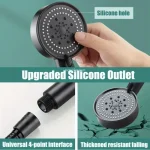 Bathroom Sink Faucet Head of A Shower High Pressure 5 Modes Adjustable with Hose Water Saving One-Key Stop Bathroom Accessories 4