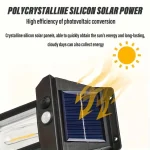 1/2/4/8 Solar Wall Lights IP44 Motion Sensor LED Lantern Wall Mounted Suitable for Outdoor Lighting on Courtyard Porch Decks 6