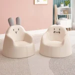 Cartoon lazy Children mini Sofa Backrest Armchair PU waterproof Kids Sofa Lovely baby bedroom Confortable Sofa Kid Furniture 2
