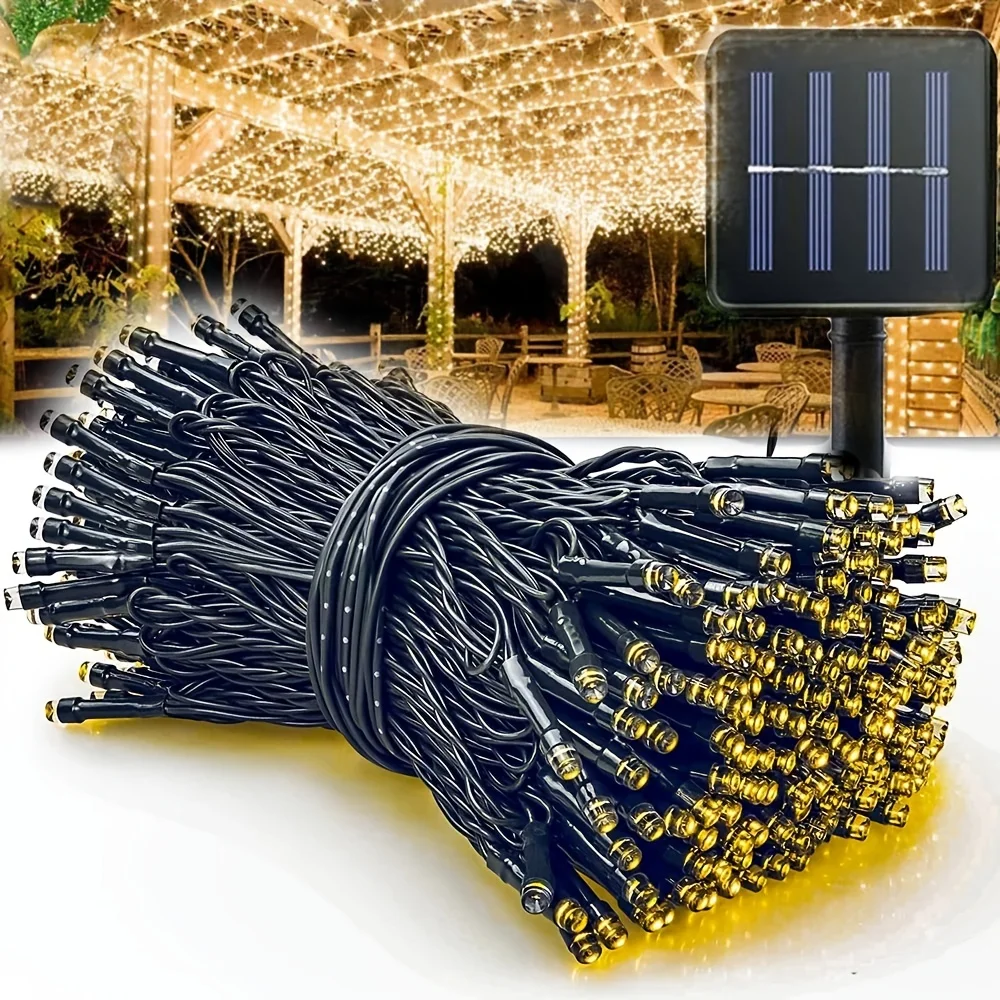 23-99ft LED Solar Light 50-300 Lights Outdoor Waterproof Fairy Garland Lights Christmas Party Halloween Decorations Solar Lights 23-99ft LED Solar Light 50-300 Lights Outdoor Waterproof Fairy Garland Lights Christmas Party Halloween Decorations Solar Lights