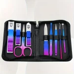 9-18pcs Set Professional Stainless Steel Manicure & Pedicure Kit Precision Nail Care with Travel Case with Nail Clipper Scissor 5