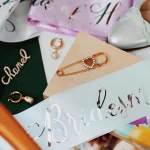 Custom Bridal Sash Bachelorette Birthday Girl Party Favors Team Bride to Be Sash Personalized Graduation Pageant Future Mrs Sash 3