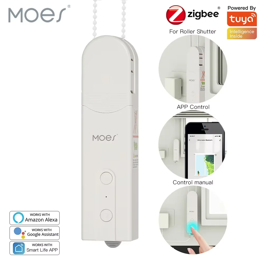 ZigBee Smart DIY Motorized Roller Blinds/Shades Drive Motor Hub Tuya Smart Life APP Alexa Google Home Voice Control ZigBee Smart DIY Motorized Roller Blinds/Shades Drive Motor Hub Tuya Smart Life APP Alexa Google Home Voice Control