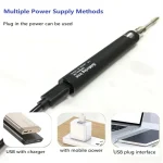 Wireless Charging Electric Soldering Iron Solder Iron USB 5V8W Fast Charging lithium battery Portable Repair Welding Tools 2