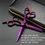 6 Inch Hair Scissors Hair Thinning Cutting Clipper Barber Scissor Hair Shears Professional Barber Shop Hairdressing Scissors 4