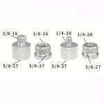 8pcs a set Mic Stand Thread Adapter Set 1/4,3/8 Male to 5/8 Female Microphone stand fixing Screw Adapter Transfer 5