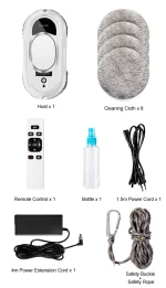 CHOVERY Robot Window Cleaner Window Cleaning Robot Smart Home  Robot Vacuum CleanerRemote Control Glass Cleaning Robots 6