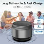M1 Portable Bluetooth Speaker Music Stereo Surround Mini USB Outdoor Subwoofer Speaker Audio Player Speaker Microphone 3