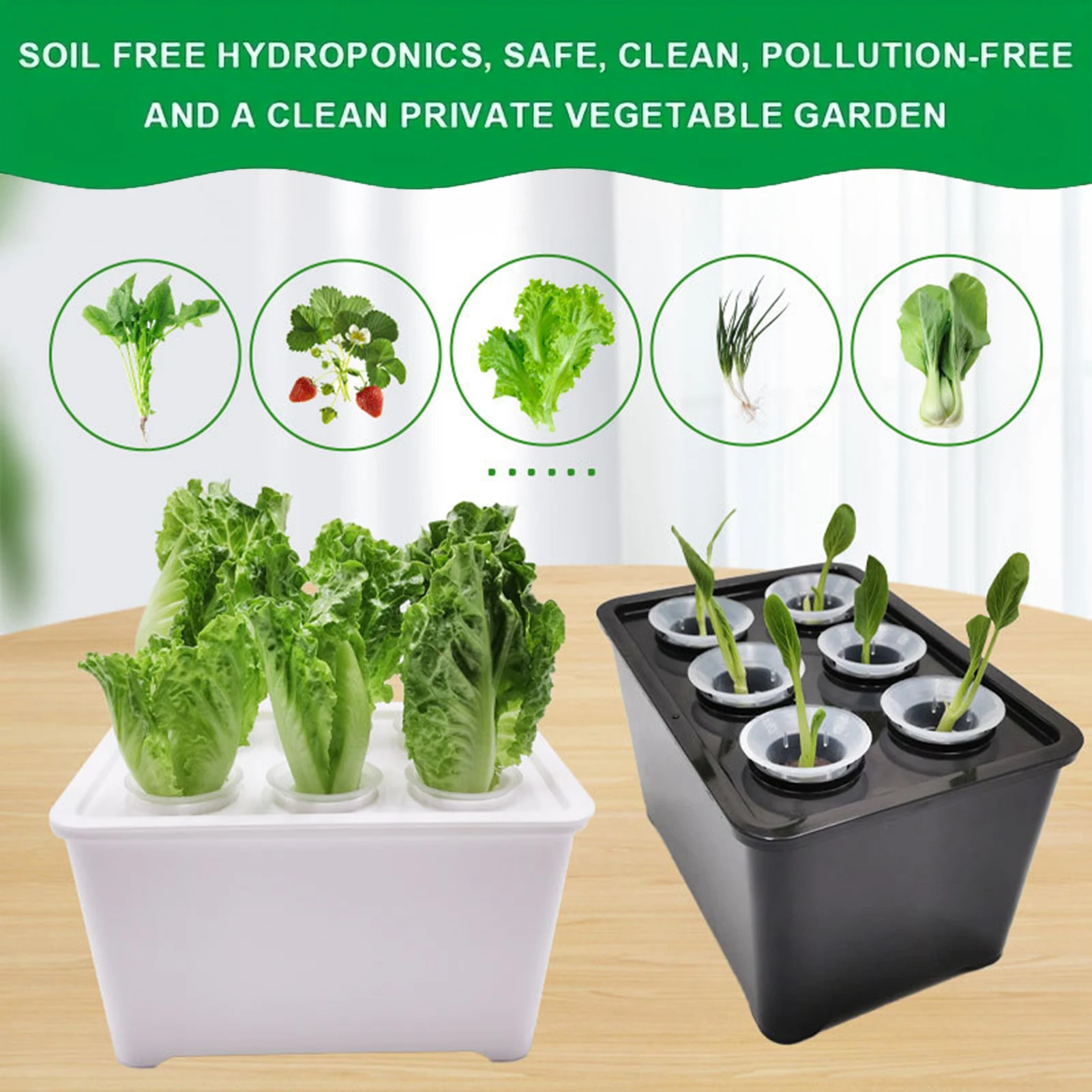 Gardening Nursery Pots Indoor Hydroponics Grower Kit Universal Hydroponic System Planting Container Gifts Gardening Nursery Pots Indoor Hydroponics Grower Kit Universal Hydroponic System Planting Container Gifts