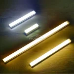Night Lights Wireless LED Motion Sensor Lamp USB Rechargeable Magnetic For Wardrobe Room Closet Kitchen Aisle Tube Detector Bulb 6