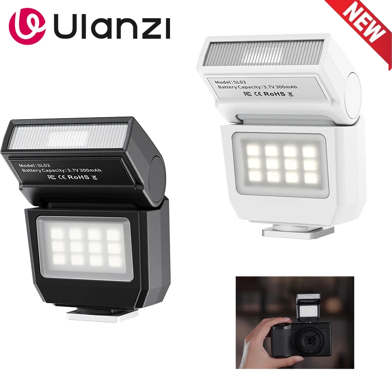 Ulanzi SL03 Mini Camera Flash Speedlite for Canon R5 Fuji X-T30 X-T5 Sony ZV-E10 Nikon Panasonic Olympus Pentax Most SLR Cameras Ulanzi SL03 Mini Camera Flash Speedlite for Canon R5 Fuji X-T30 X-T5 Sony ZV-E10 Nikon Panasonic Olympus Pentax Most SLR Cameras