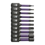 10Pcs Hex Head Wrench Drill Bit With Screwdrivers Bit Holder Set 1/4" Quick Release Shank Magnetic Screwdriver Bit Tools H1.5-H8 3