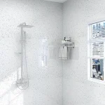Wallpaper for Walls In Rolls Formaldehyde-free Bathroom Waterproof Sticker Toilet Wall Renovation Moisture-proof Wall Stickers 2