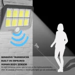 160LED Solar Light Split Wall Lamp Waterproof Outdoor Wall Emergency Street Security Solar Lamp for Garden Decoration 6