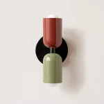 Colorful bedside wall lamp Nordic living room corridor Wall light Children's room macaron Home Interior Decoration lamp 5