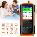 Formaldehyde detector air quality monitor PM 2.5 portable display air pollutants family decoration co2 meter  analyzer 5