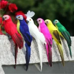 25/35cm Creative Handmade Simulation Parrot Animal Bird Garden Props Decoration Miniature Feather Lawn Doll Ornaments 2