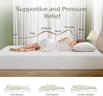 Twin Size Mattress 6 Inch Gel Memory Foam Mattress in a Box Fiberglass Free Breathable for Cooler Sleep Supportive Pressure Reli 2