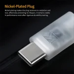 KZ Earphones Cable OFC Silver Plated Upgrade Cable Wire Type-c 2PIN Cables Microphone Optional 5