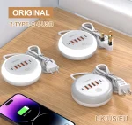 Multi Ports Charger PD 50W USB Type C Mobile Phone Power Adapter For iPhone Xiaomi Huawei Samsung USB Quick Charging Power Strip 3
