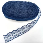 10yards Lace Ribbon Wedding Dress Fabrics for Embellishments for Sewing Handicraft Accessories Needlework Materials Width 2.3cm 2