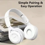 Macarone Wireless Bluetooth Headphones With Microphone Sound Insulation Gaming Earphone Hifi Bass Earbuds Blutooth5.3 Hedset 3