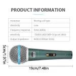 Wired Professional Condenser Microphone Mic For PC Karaoke Machine System Sound Room Gaming Gamer Audio Sing Live Streaming Kits 5